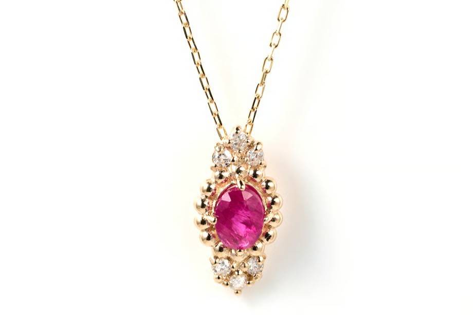 Ruby Necklace K10YG